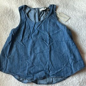 Target universal thread denim blue top